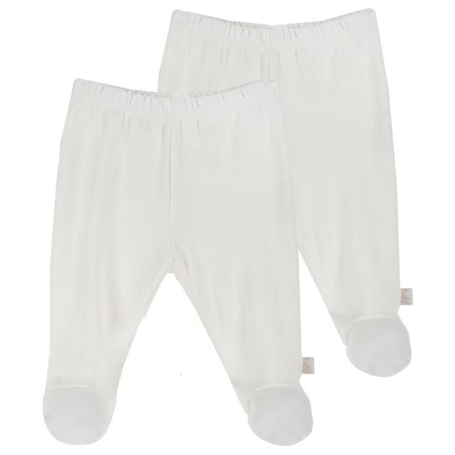 Set pantaloni con piedini rosa in morbido cotone interlock Oeko-Tex per neonata Chicco, ideale per primavera/estate. | Chicco
