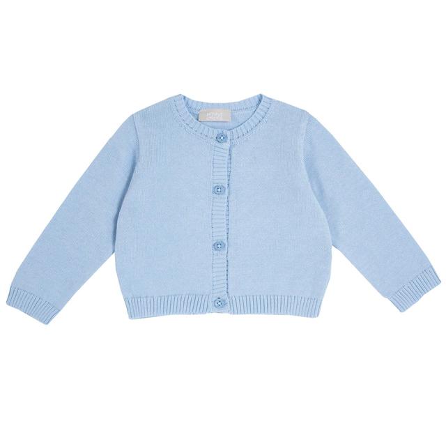 Cardigan in maglia rosa 100% cotone per bambina Chicco con collo e polsi in costina, ideale per primavera/estate. | Chicco