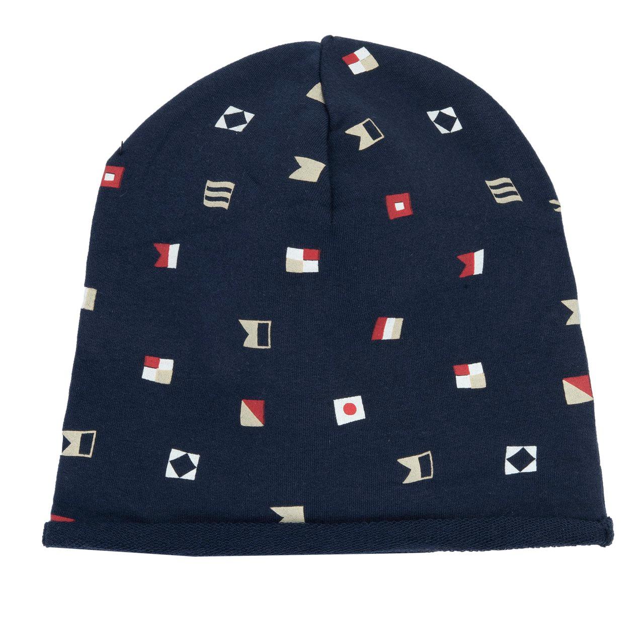 Cappello berretto Chicco in felpa di cotone bianco con stampa fantasia di dinosauri, per bambino, stagione primavera/estate. | Chicco