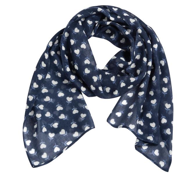 Pashmina Chicco per bambino in viscosa con fantasia a bandierine blu, ideale per primavera/estate. | Chicco