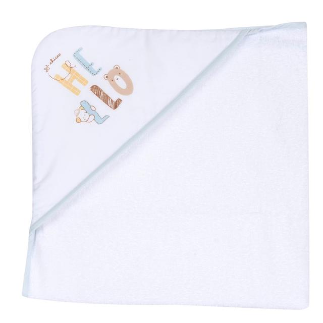 Accappatoio rosa in spugna di cotone per bambina Chicco, certificato Oeko-Tex, ideale per la primavera/estate. | Chicco