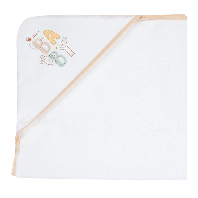 Accappatoio rosa in spugna di cotone per bambina Chicco, certificato Oeko-Tex, ideale per la primavera/estate. | Chicco