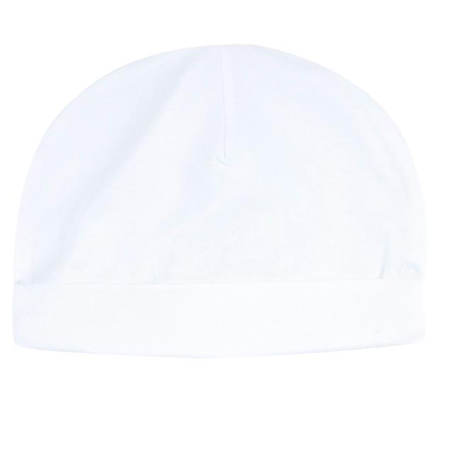 Cappello con risvolto rosa in jersey di cotone elasticizzato per bambina, con stampa fantasia, certificato Oeko-Tex. | Chicco