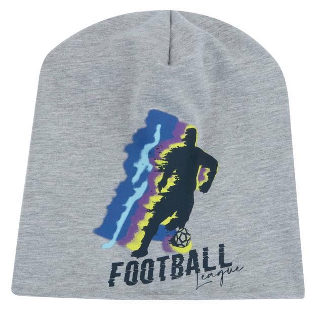 Cappello in felpa elasticizzata non garzata dalla forma allungata con stampa football stilizzata, leggero e adatto alle mezze stagioni. | Chicco