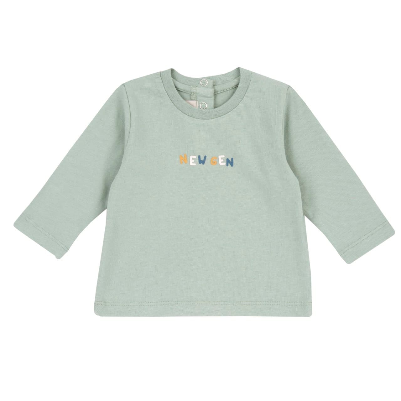 Maglietta a manica lunga Chicco bianca per bambino con grafica stampata in rilievo, ideale per l'autunno/inverno. | Chicco