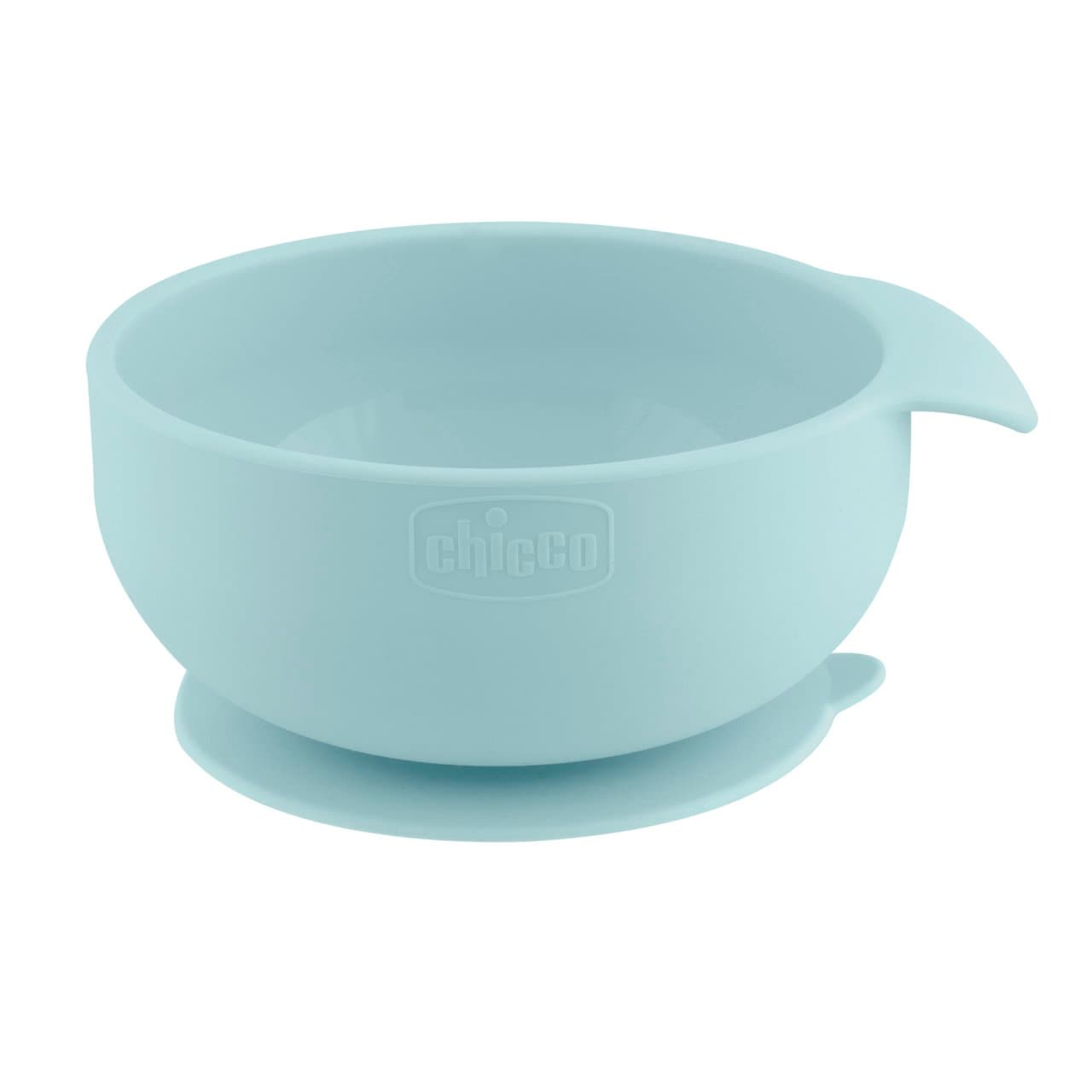 Ciotola Facile | Chicco Ciotola in silicone rosa Chicco Easy Bowl con ventosa per svezzamento bambini dai 6 mesi, infrangibile e lavabile in lavastoviglie. | Chicco