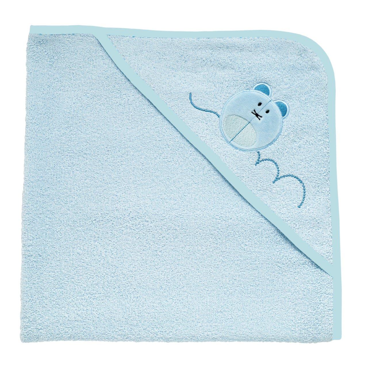 Quadrato Di Spugna Per Neonato | Chicco Quadrato di spugna per neonato Chicco in soffice cotone, unisex, ideale per il bagnetto e la cura quotidiana, con simpatici ricami azzurri. | Chicco