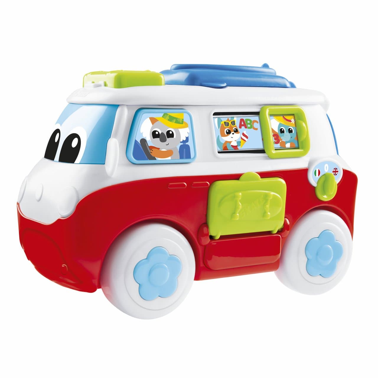 Van Life | Chicco Van Life Chicco interattivo bilingue, giocattolo educativo elettronico per bambini unisex con canzoncine e attività manuali. | Chicco