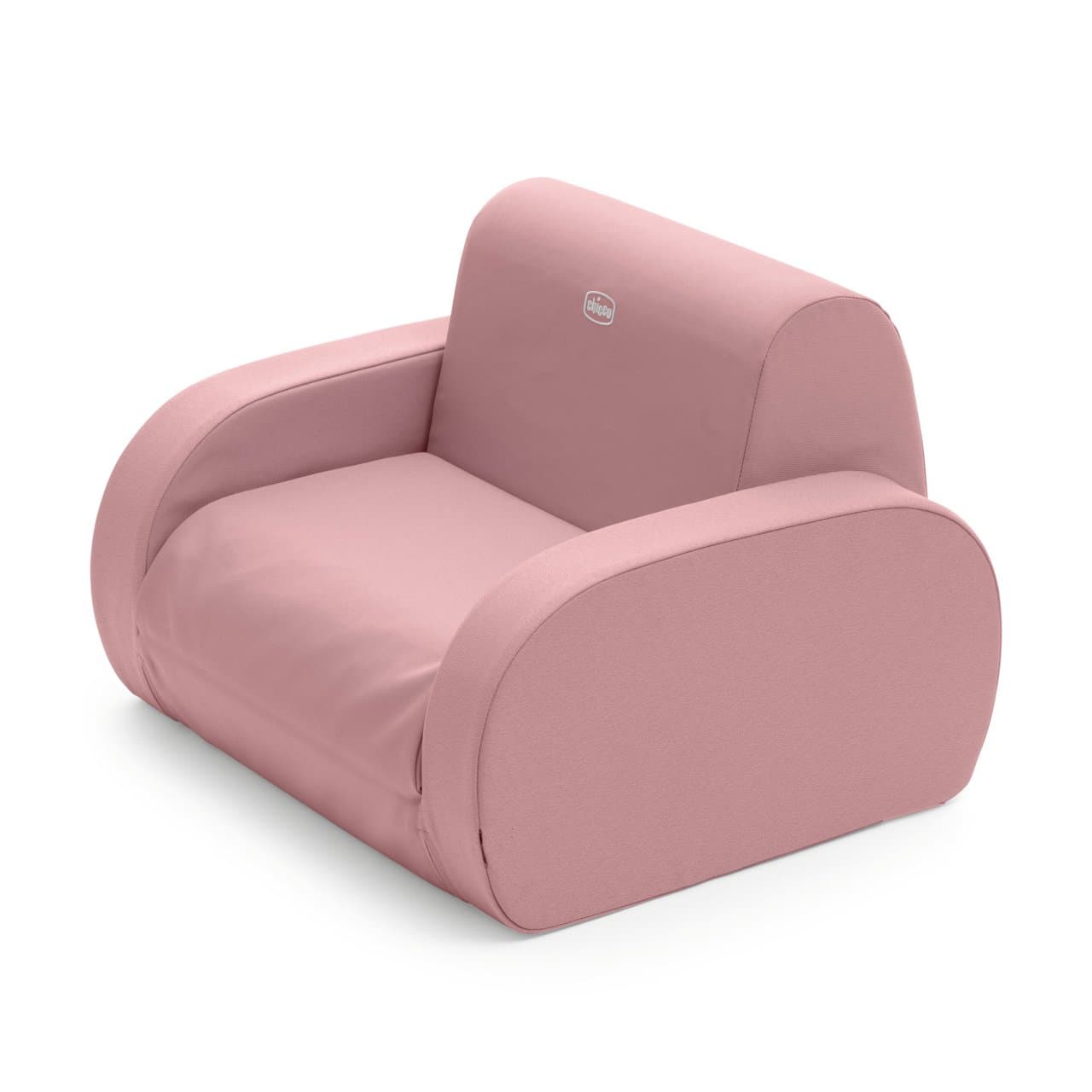 Poltroncina Twist | Chicco Poltroncina Twist rosa trasformabile Chicco per bambini dai 12 mesi, ideale per ogni stagione, con tre configurazioni: poltroncina, chaise longue e divanetto. | Chicco