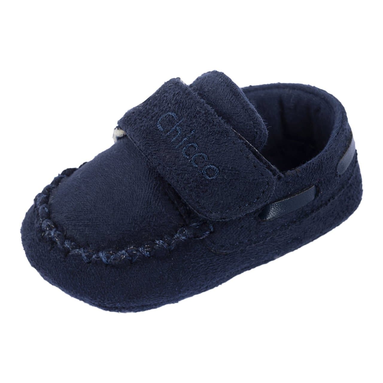 Sneakers Bambino Ocus | Chicco Sneakers eleganti blu Chicco per bambino, modello mocassino con chiusura a strappo e forma arrotondata, perfette per occasioni speciali autunno/inverno. | Chicco