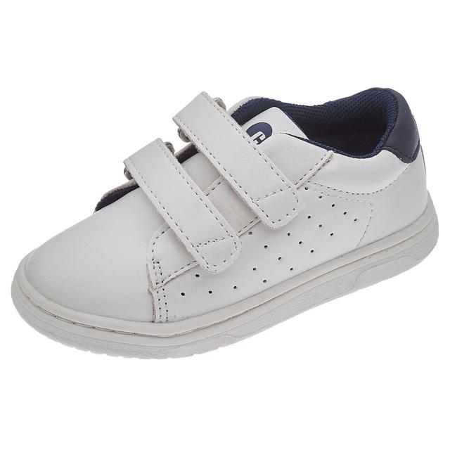 Sneakers Celtic | Chicco Sneakers Celtic bianche da bambina Chicco con dettagli posteriori rosa, chiusura a doppio strappo e suola flessibile per il massimo comfort. | Chicco