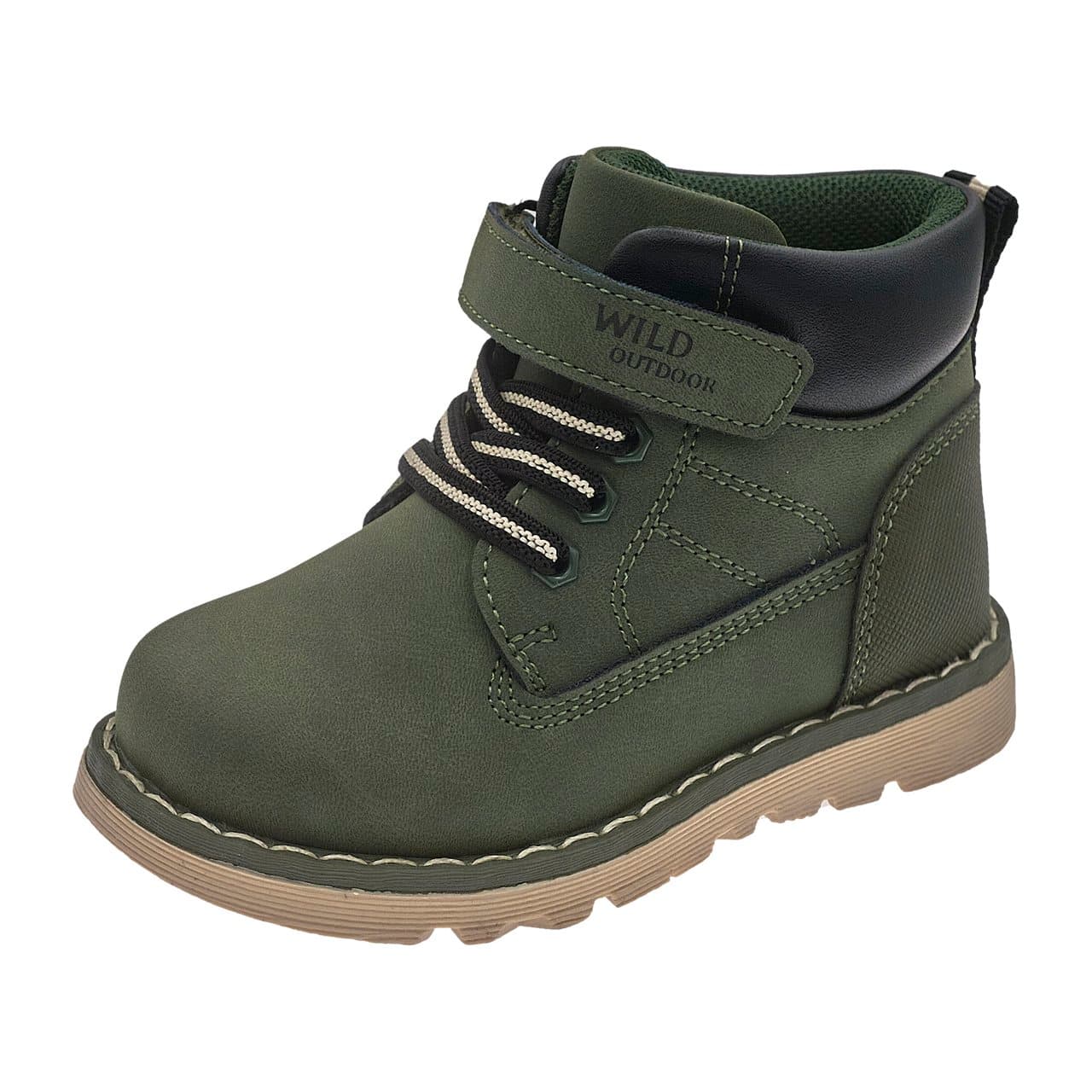 Polacchino Bambino Fabio | Chicco Polacchino unisex Chicco Fabio marrone con lacci elastici e chiusura a strappo, ideale per autunno/inverno. | Chicco