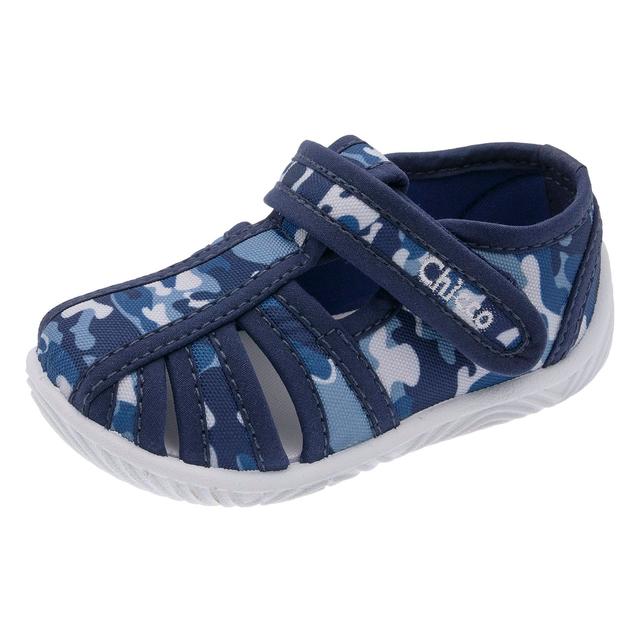 Pantofola Bambino Templar | Chicco Pantofola da bambina Chicco rosa glitterata con stampa floreale, chiusura a strappo Flex-zone e suola flessibile per la massima comodità. | Chicco