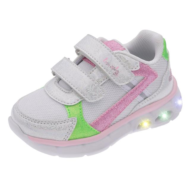 Sneakers Bambina Celeste | Chicco Sneakers bambina Celeste Chicco Light con luci LED multicolore nella suola bicolore ultraleggera e flessibile. | Chicco