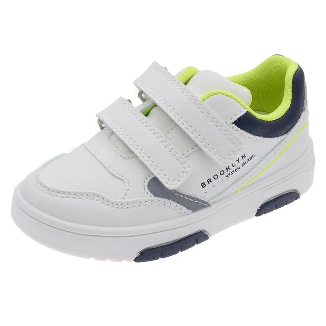 Sneakers Bambino Cup | Chicco Sneakers unisex Cup Chicco per bambino con dettagli giallo fluo e chiusura a doppio strappo, ideali per la primavera/estate. | Chicco