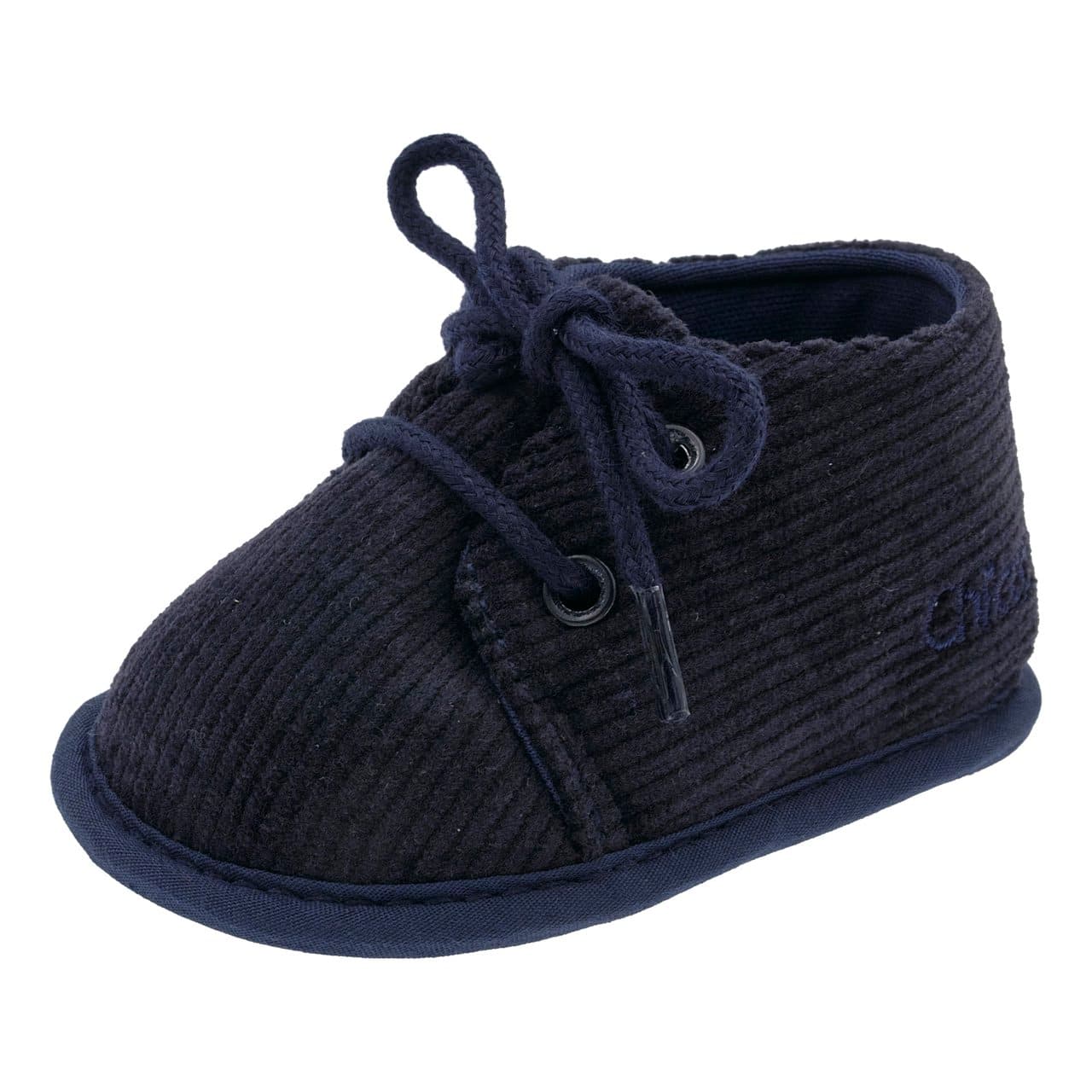Polacchino Bambino Nicol | Chicco Polacchino bambino unisex Chicco linea Nicol in velluto color ghiaccio, con punta arrotondata e chiusura a lacci regolabile, taglie 15-19. | Chicco