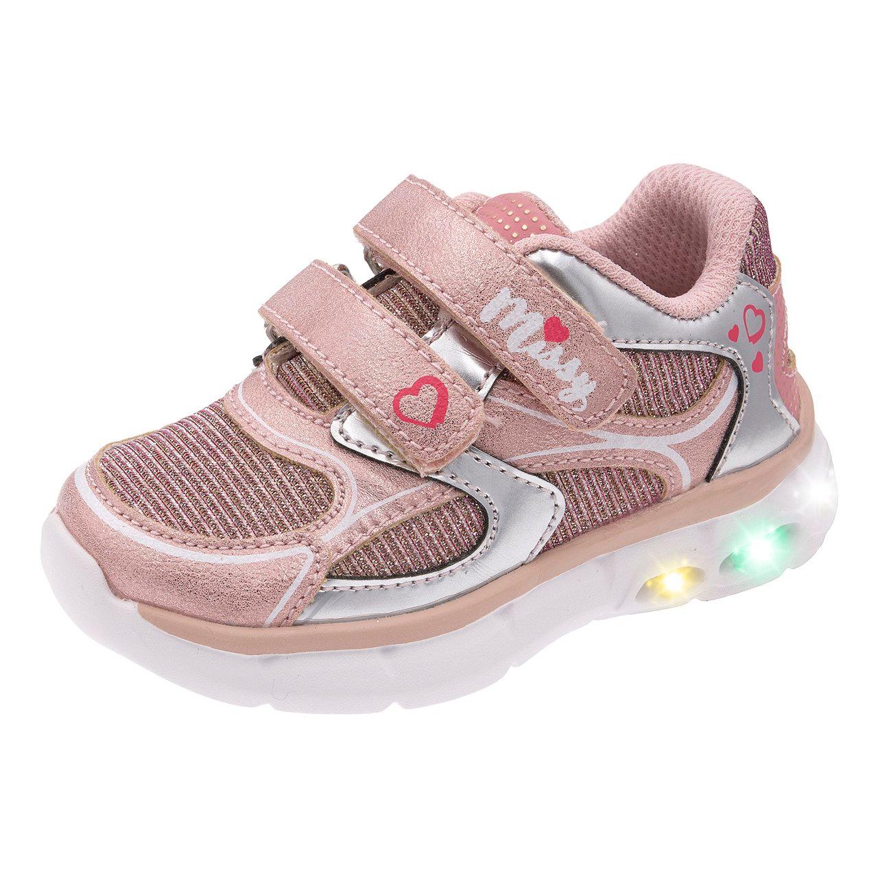 Sneakers Bambina Caja | Chicco Sneakers gialle unisex Chicco Caja per bambina con chiusura a strappo e luci LED multicolore integrate sul retro della suola. | Chicco