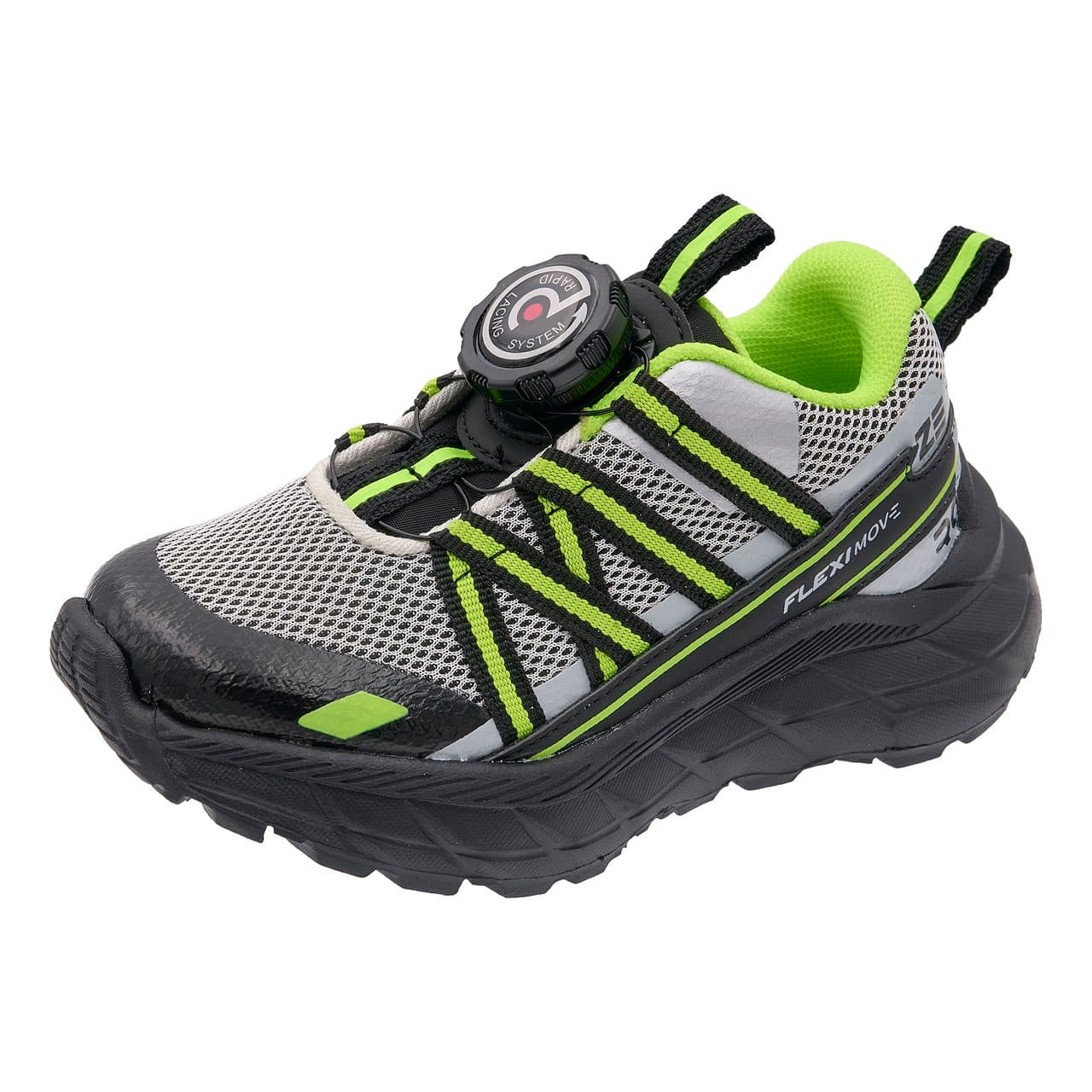 Sneakers Bambino Crazy | Chicco Sneakers bambina Chicco Flexi Move rosa con inserti glitterati e dettagli bicolore, suola voluminosa in EVA e sistema di chiusura Rapid Lacing System. | Chicco