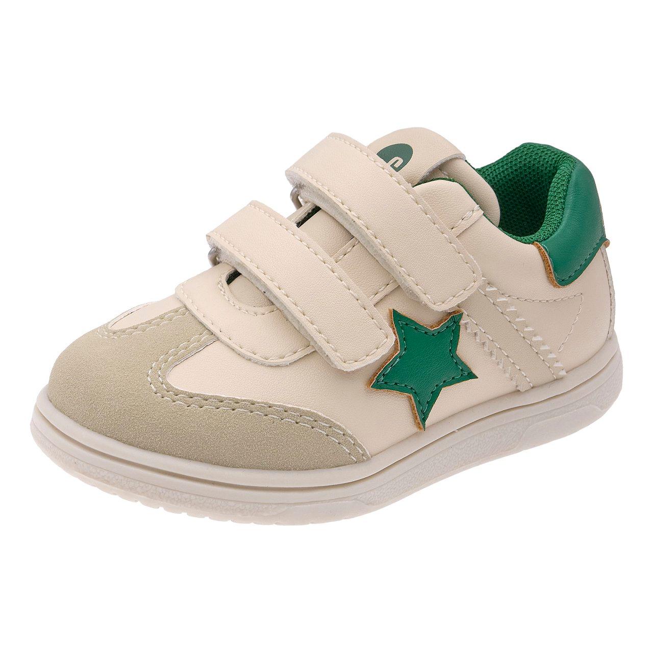 Sneakers Bambino Caos | Chicco Sneakers bambina Chicco Caos argento con doppio strappo, fodera interna e stella rosa, ideali per l'uso quotidiano autunno/inverno. | Chicco