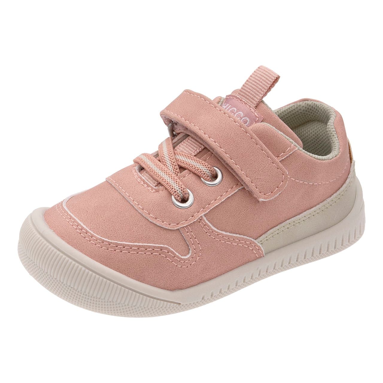 Sneakers Bambina Caliban | Chicco Sneakers barefoot Chicco rosa per bambina, con punta e suola ampia per la libertà delle dita, chiusura a strappo e lacci elastici. | Chicco