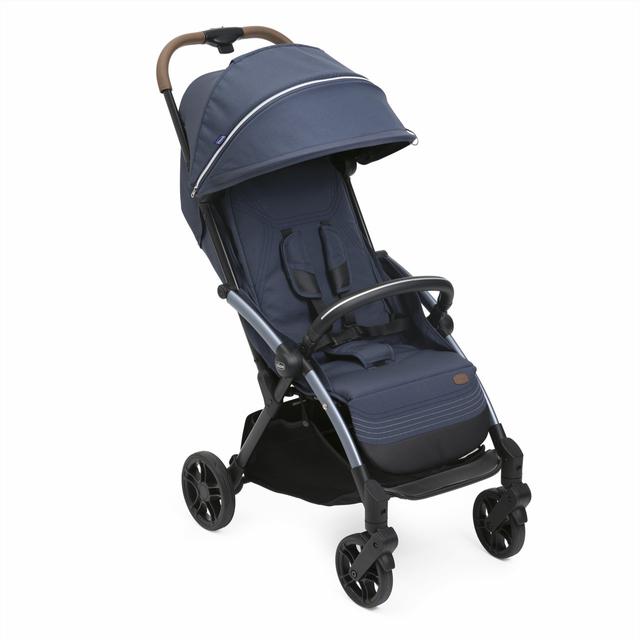 Passeggino Goody Xplus | Chicco Passeggino Goody XPlus Chicco blu, leggero e unisex, con chiusura automatica OneTouch, ideale dalla nascita fino a 22 kg, dotato di ruote ammortizzate e cappottina UV50+. | Chicco