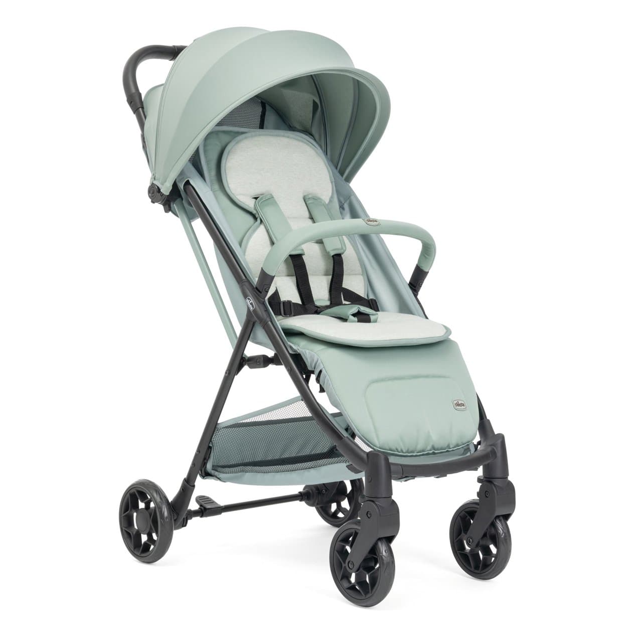 Passeggino Taormina | Chicco Passeggino Chicco Taormina rosa unisex, leggero e compatto, con seduta XXL, cuscino in cotone biologico e capottina estensibile UV50+. | Chicco