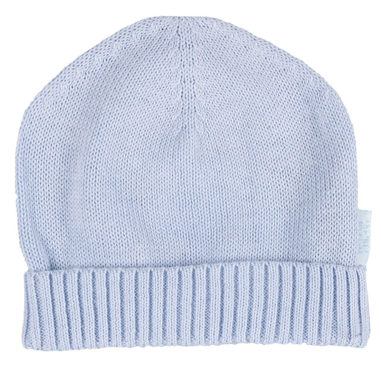 Cappello In Maglia | Chicco Cappellino neonato Chicco in morbido cotone 100%, unisex, rosa delicato, con risvoltino a costine, taglia 0-3 mesi. | Chicco