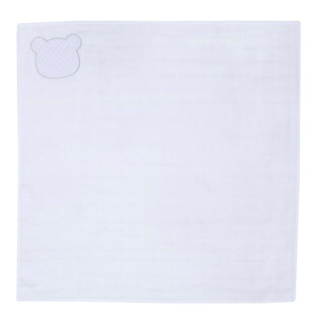 Telo In Garza | Chicco Telo in garza di cotone Chicco bianco, morbido e traspirante, ideale per avvolgere i neonati in primavera ed estate. | Chicco