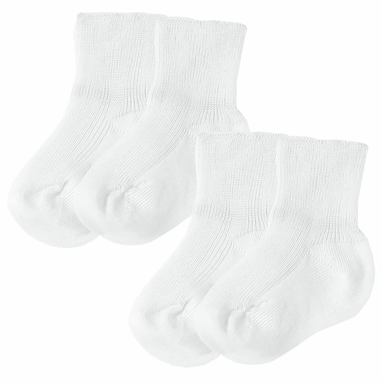 Calzini Prematuro | Chicco Set di calzini prematuri Chicco unisex bianchi in puro cotone, certificati Oeko-Tex, ideali per tutte le stagioni e neonati. | Chicco