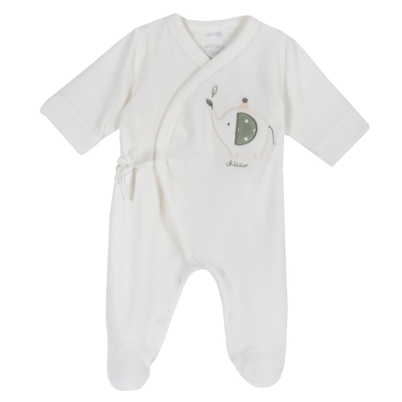 Tutina Prematuro | Chicco Tutina premurosa Chicco rosa in ciniglia per neonata con apertura incrociata frontale e chiusura a laccetti, ideale per ogni stagione. | Chicco
