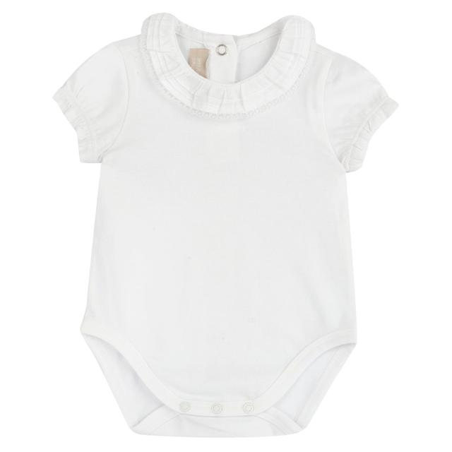 Body Esternabile Manica Corta | Chicco Body neonato Chicco azzurro in jersey elasticizzato sostenibile, manica corta, con bottoni automatici per una facile vestibilità. | Chicco