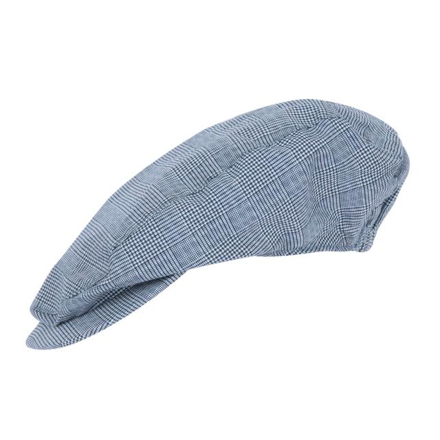 Coppola A Quadri | Chicco Coppola a quadri in popeline di cotone bianco per bambino, con elastico posteriore e visiera morbida, ideale per primavera/estate. | Chicco