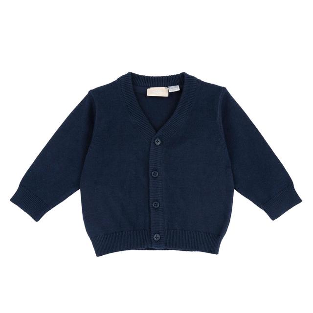Cardigan In Maglia | Chicco Cardigan in maglia di cotone blu per bambino Chicco, con chiusura a bottoni e asole, ideale per primavera ed estate. | Chicco