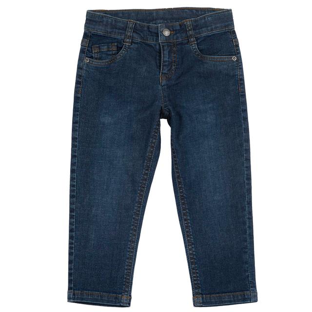 Pantaloni Lunghi Jeans | Chicco Pantaloni lunghi jeans blu elasticizzati Chicco per bambino, con vita regolabile, ideali per primavera/estate. | Chicco
