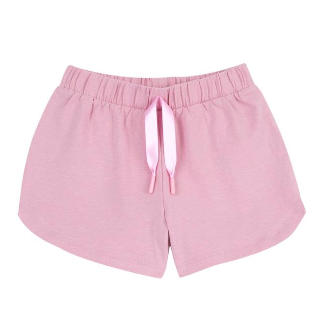 Pantaloni Corti | Chicco Pantaloni corti viola in jersey elasticizzato per bambina Chicco, con vita elasticizzata e cordino in satin, ideali per la primavera/estate. | Chicco