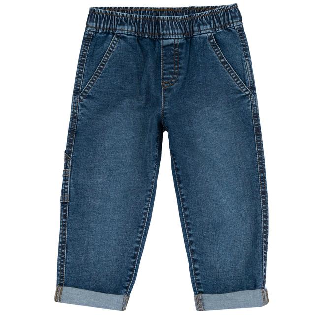 Pantaloni Lunghi Jeans | Chicco Pantaloni lunghi jeans blu elasticizzati per bambino Chicco con vita regolabile, ideali per primavera ed estate. | Chicco