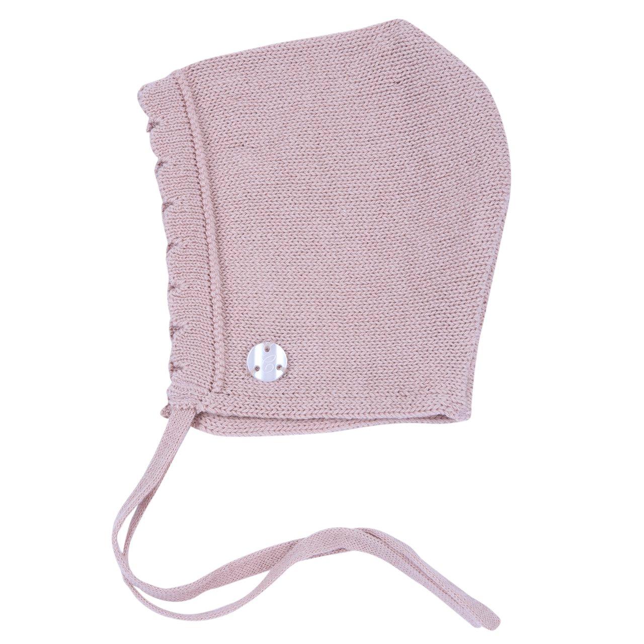 Cappello In Maglia | Chicco Cappello in maglia Chicco rosa per bambina, in cotone caldo con medaglietta decorativa effetto madreperla, ideale per l'autunno/inverno. | Chicco