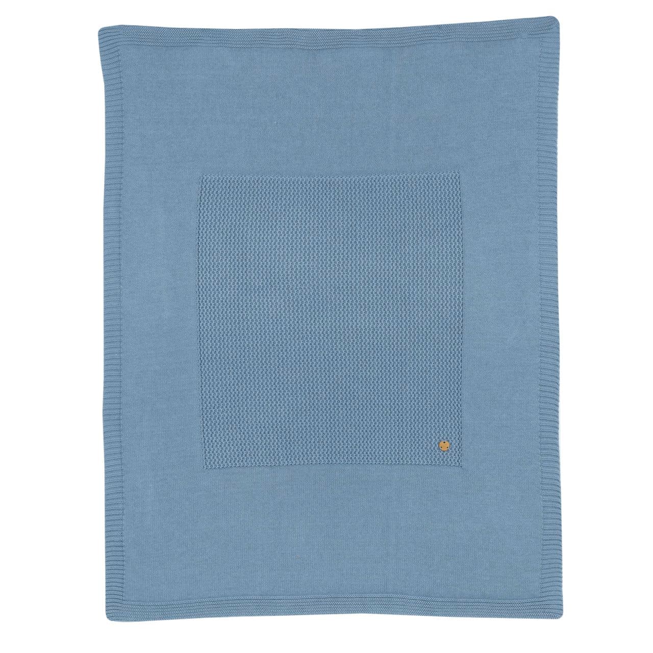 Coperta Carrozzina In Maglia | Chicco Coperta per carrozzina Chicco rosa in maglia di cotone caldo, con lavorazione a punti, grafica ricamata e medaglietta madreperla, misura 86x68 cm. | Chicco