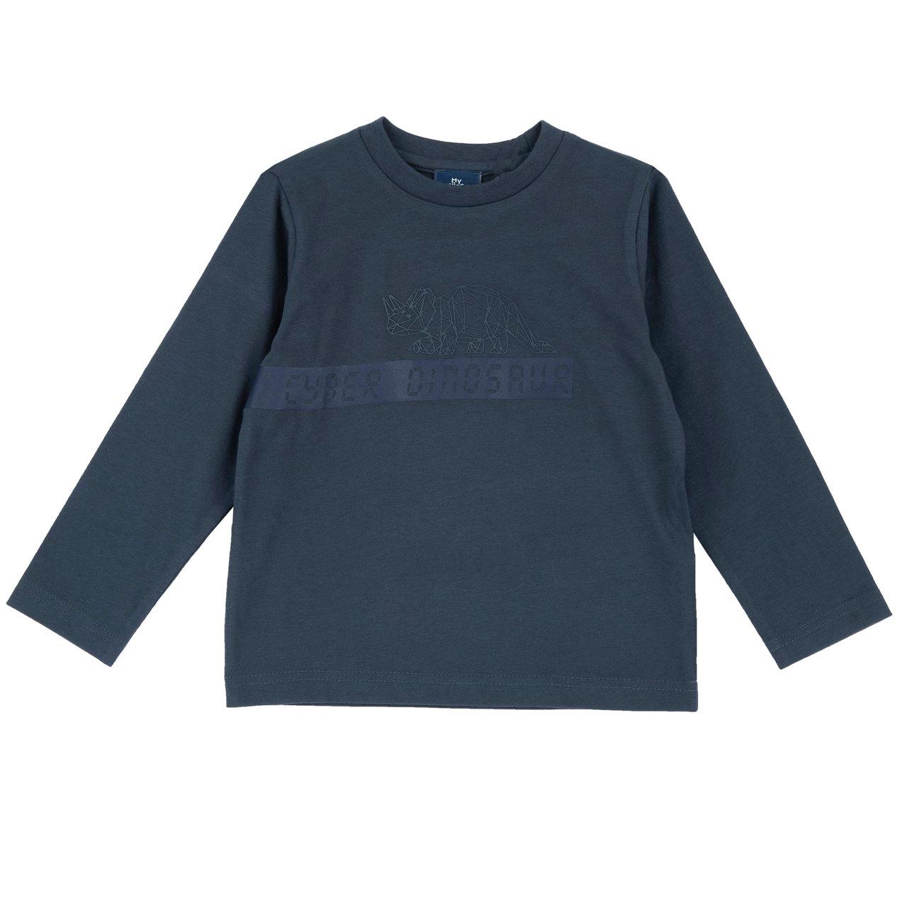 Maglietta Manica Lunga | Chicco Maglietta a manica lunga Chicco verde in jersey di cotone per bambino, con stampa in rilievo sul davanti e digitale sul retro, ideale per l'autunno/inverno. | Chicco