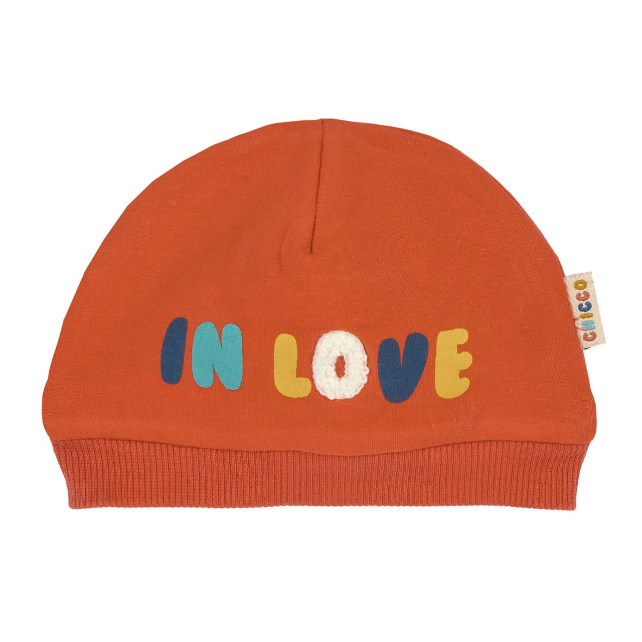 Cappello | Chicco Berretto Chicco unisex in felpa elasticizzata gialla con grafica stampata ed etichetta personalizzata, ideale per autunno/inverno. | Chicco