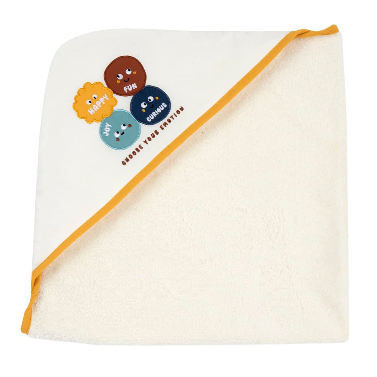 Accappatoio | Chicco Accappatoio quadrato Chicco bianco in spugna di cotone Oeko-Tex, con grafica stampata e formato avvolgente 76x76 cm, ideale per neonati e bambini in autunno/inverno. | Chicco