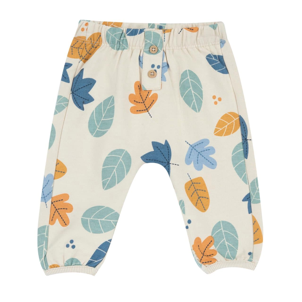 Pantaloni Lunghi In Felpa | Chicco Pantaloni lunghi in felpa garzata beige Chicco per bambino, con vita elasticizzata e finta apertura frontale con bottoncini effetto legno, ideali per l'autunno/inverno. | Chicco