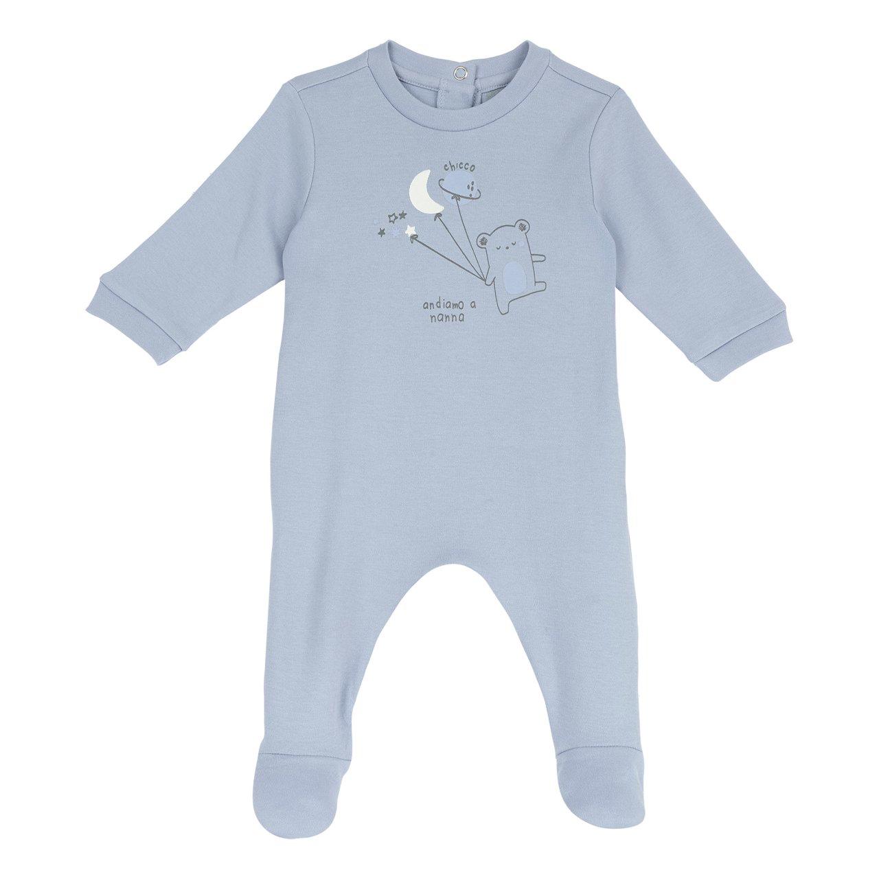Tutina Aperta Dietro | Chicco Tutina rosa Chicco aperta dietro per bambina in morbido tessuto interlock, con grafica stampata e bottoncini automatici per una facile vestizione. | Chicco