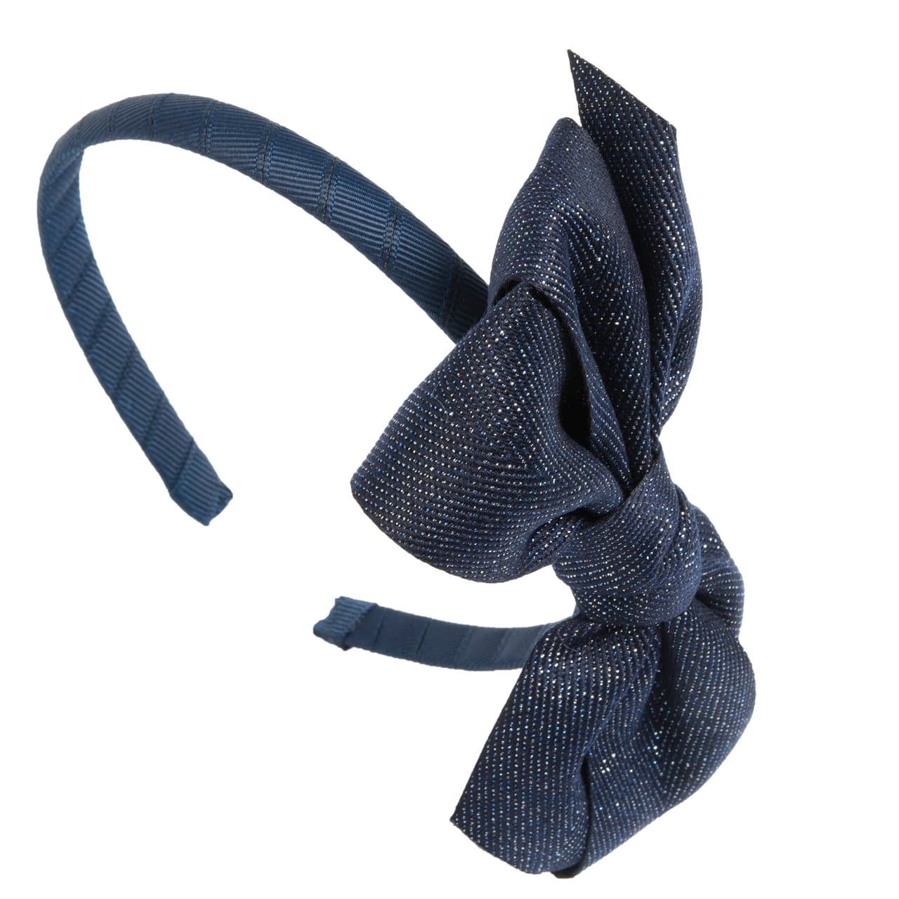 Cerchietto Con Fiocco Laterale | Chicco Cerchietto Chicco da bambina blu luminoso con grande fiocco laterale, ideale per l'autunno/inverno e per completare look da fuori casa. | Chicco